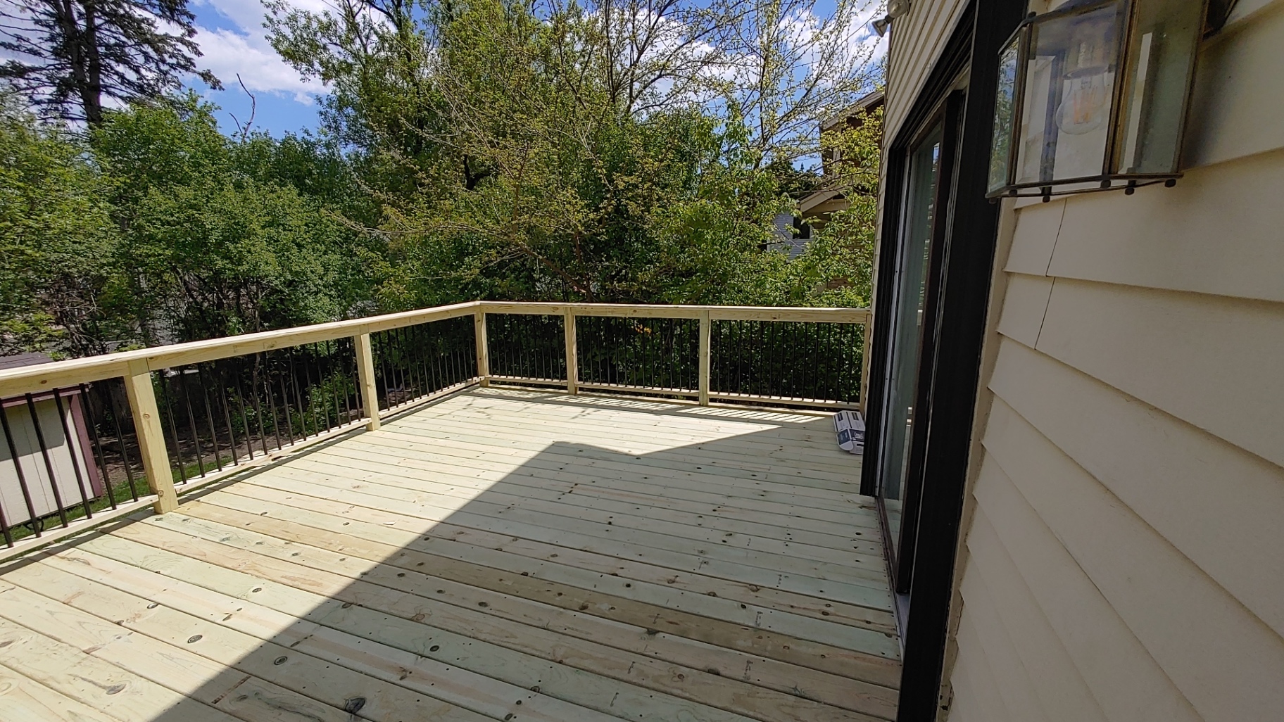 Pressure-Treated Pine Deck