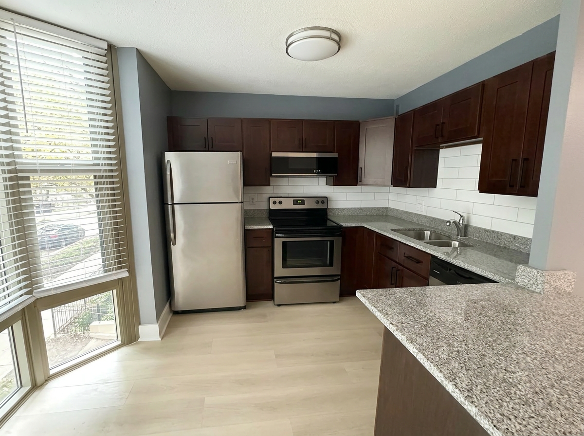 Espresso & Granite Kitchen